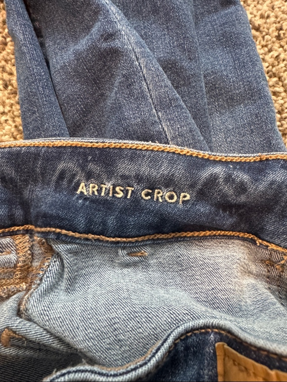 American Eagle Outfitters Women's Artist Crop Capri/Ankle Jeans - Picture 9 of 11